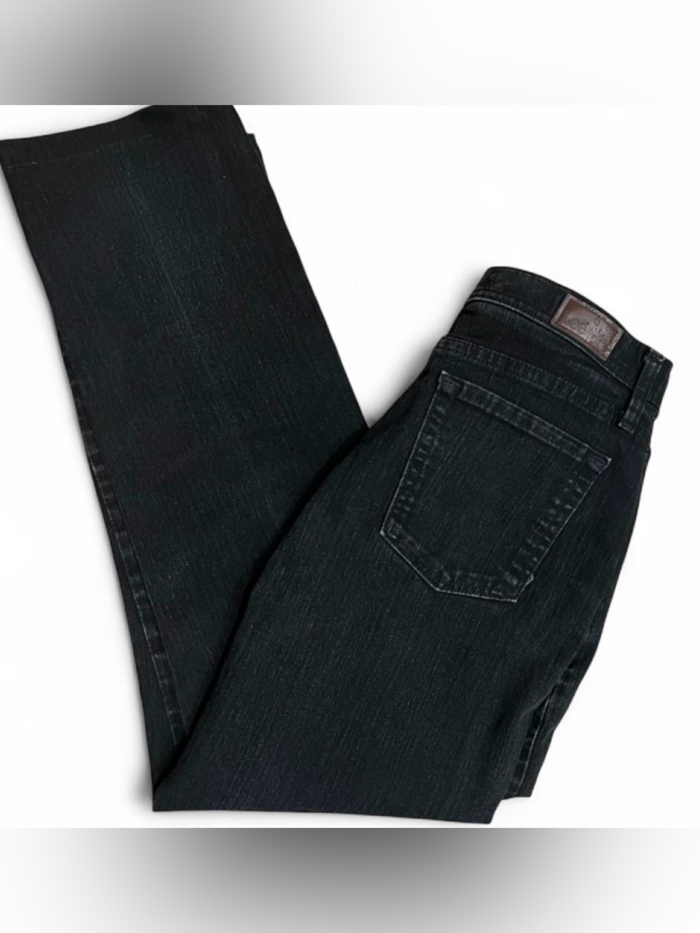Lee Womens Black Straight Jeans